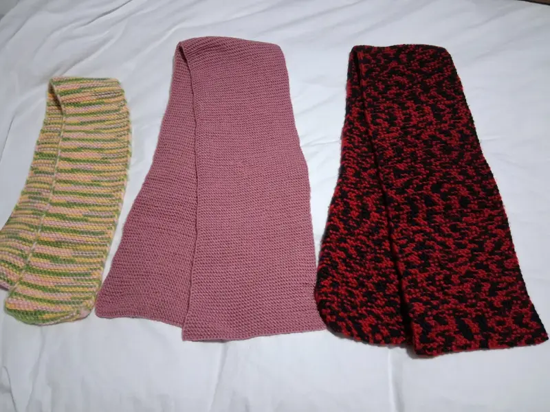 Bufandas tejidas a mano - 1