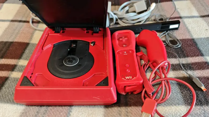Consola Nintendo Wii roja con accesorios - 3