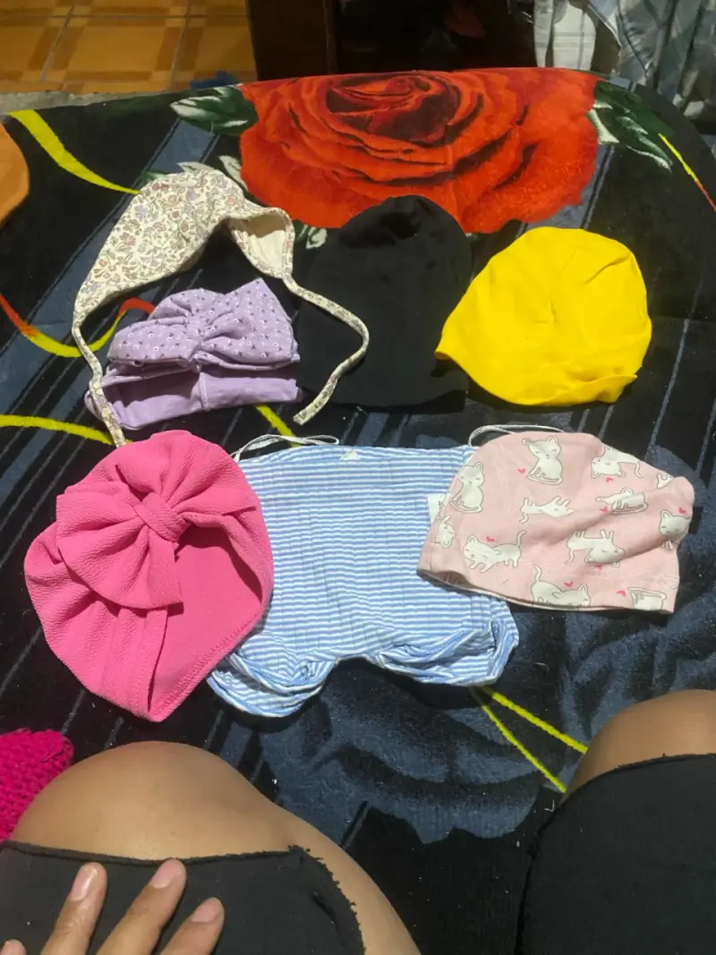 Set de gorros para bebé