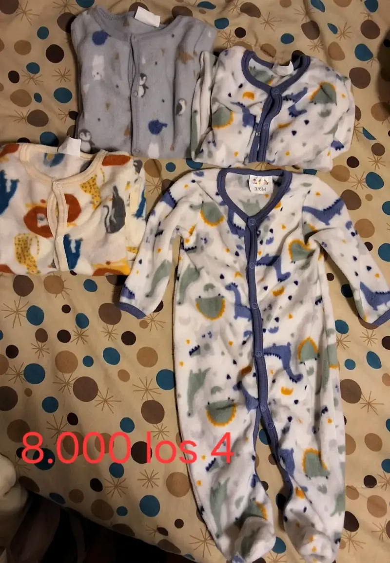 Pijamas bebés polar + set tina + Mei tai - 1