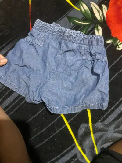 Shorts de mezclilla azul - miniatura 3