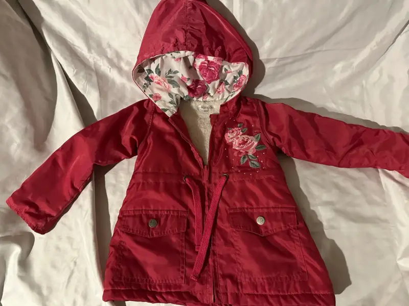 Chaqueta roja infantil limonada con capucha - 1