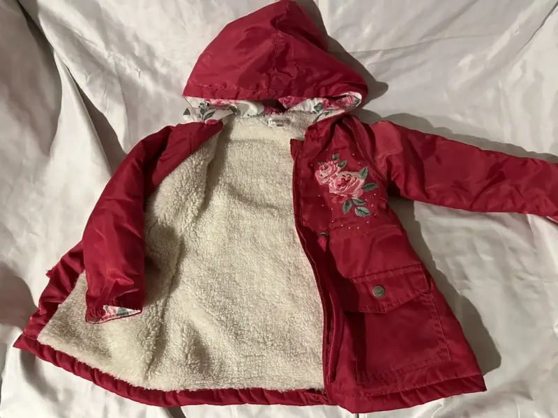 Chaqueta roja infantil limonada con capucha - 2