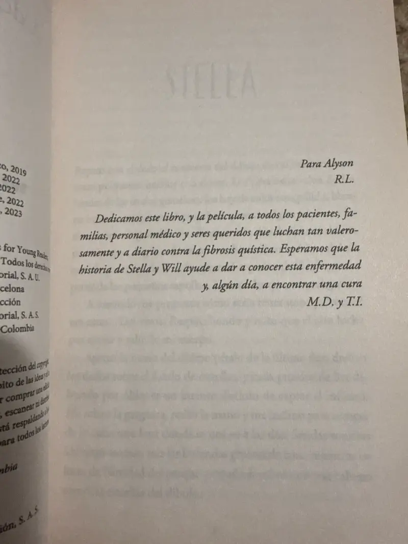 Libro A dos metros de ti - 3