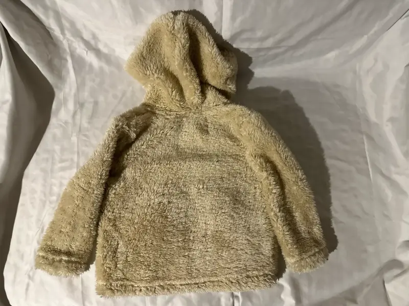 Chaqueta infantil peluda beige tribu - 2