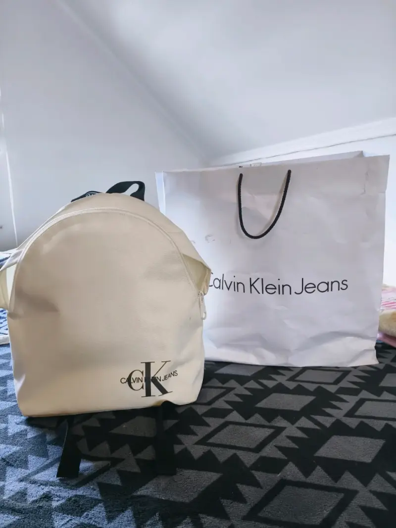 Mochila blanca Calvin Klein - 1