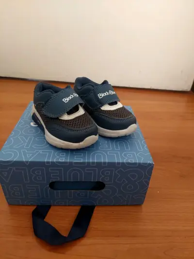 Zapatillas infantiles azul marino - miniatura 1