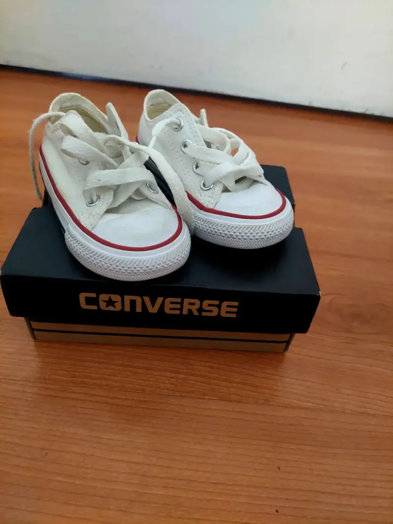 Zapatillas blancas Converse niño - 1