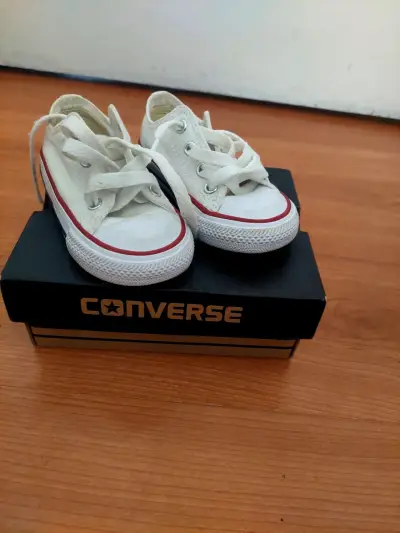 Zapatillas blancas Converse niño - miniatura 1