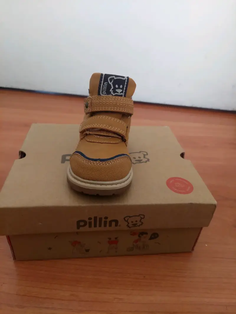 Zapatos infantiles Pillin color camel - 2