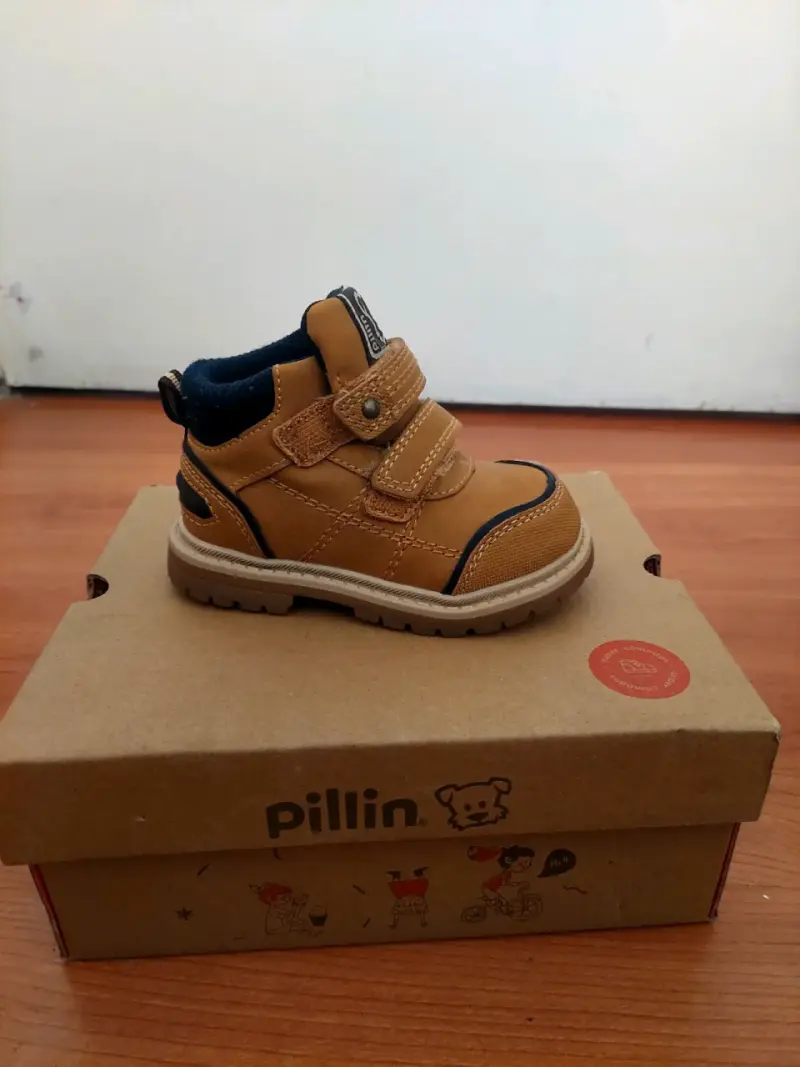 Zapatos infantiles Pillin color camel - 3