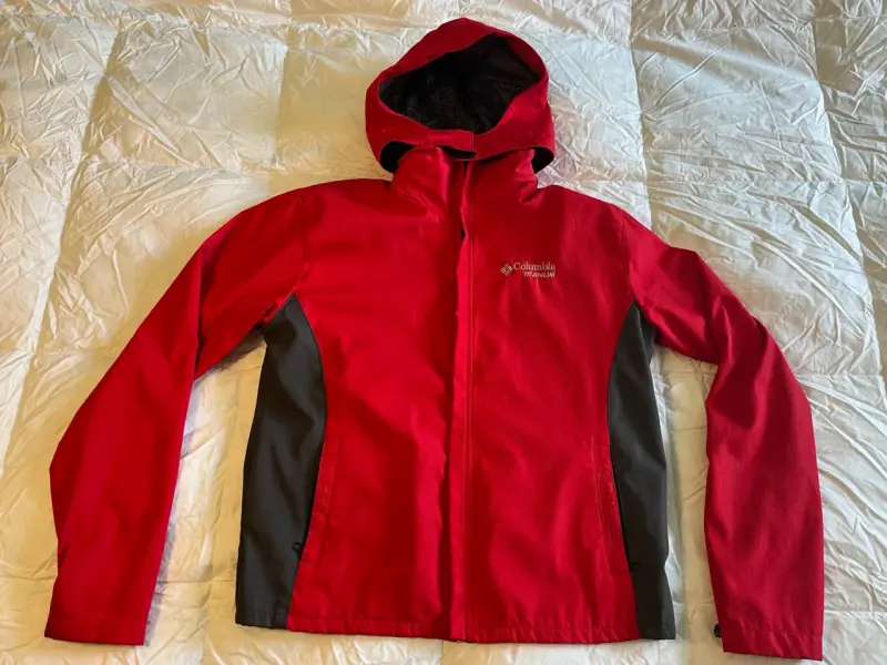 Chaqueta impermeable roja Columbia - 1