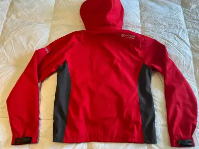 Chaqueta impermeable roja Columbia - miniatura 2