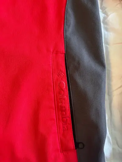 Chaqueta impermeable roja Columbia - miniatura 6