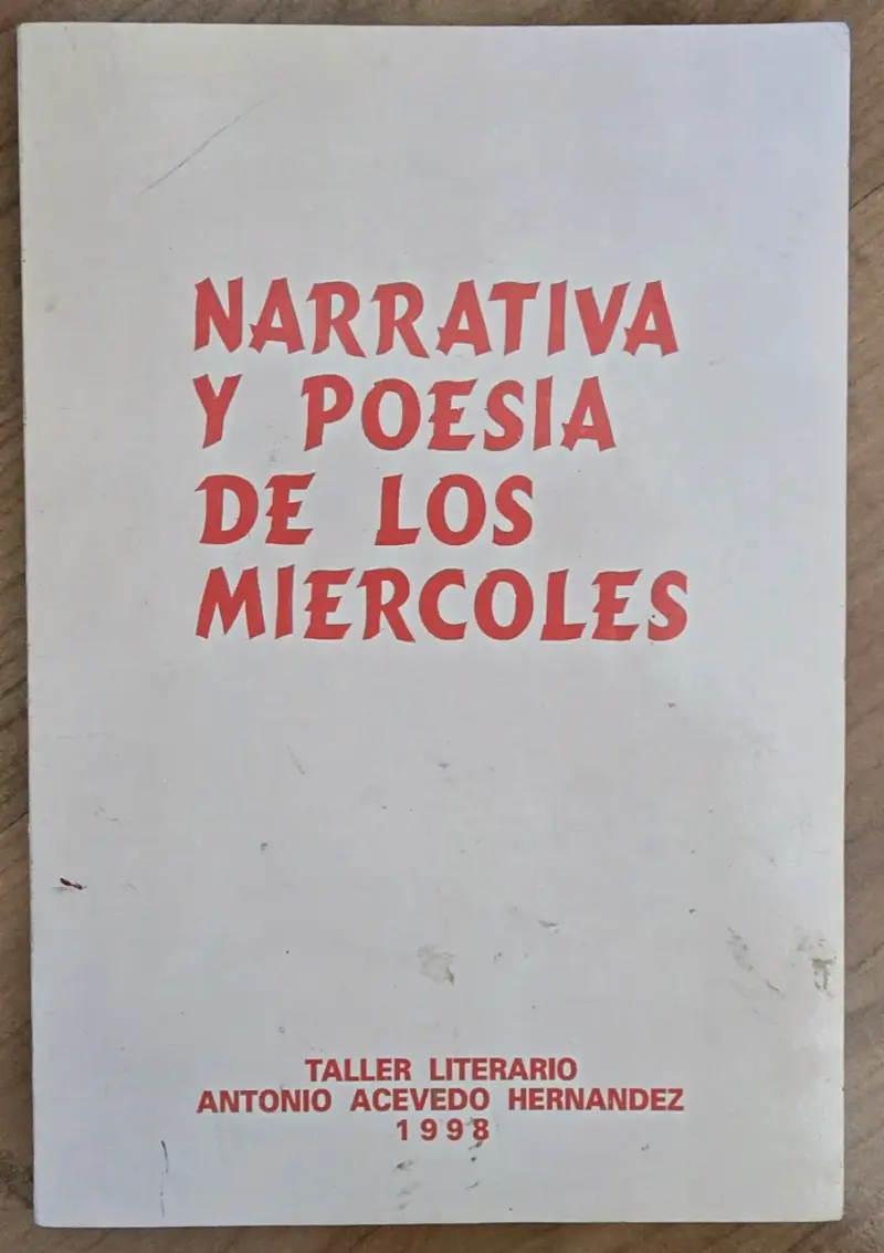 Libro Narrativa y Poesía 1998