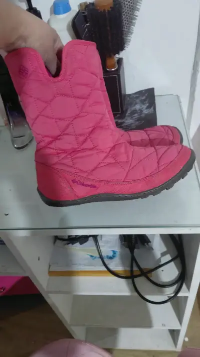Botas rosas Columbia acolchadas - miniatura 1