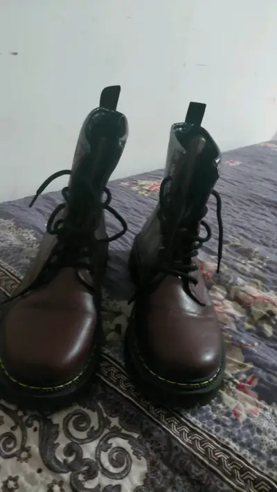 Botines de cuero marrón - miniatura 1