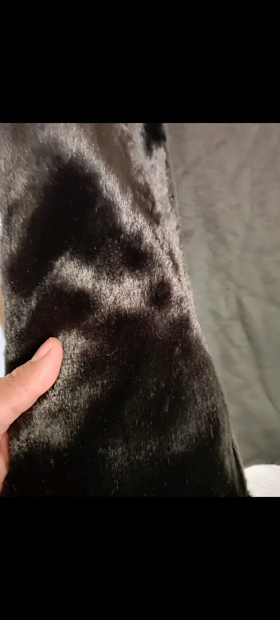 Parka negro acolchado para invierno - 4
