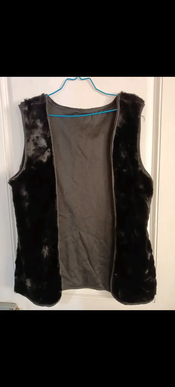 Parka negro acolchado para invierno - 5