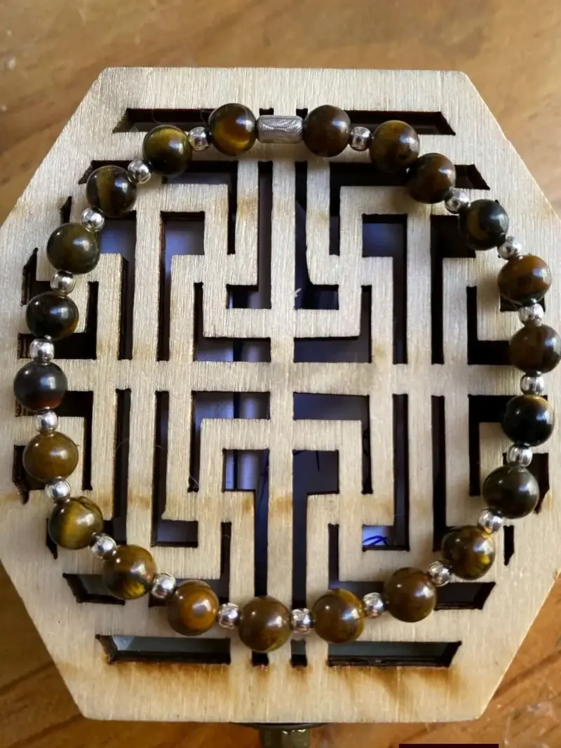 Pulsera de piedras ojo de tigre - 1