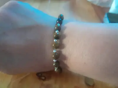 Pulsera de piedras ojo de tigre - miniatura 2