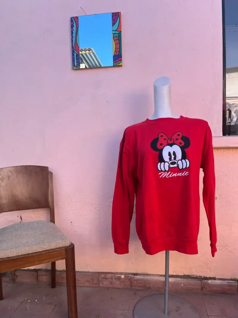 Polerón rojo Minnie para mujer - 1