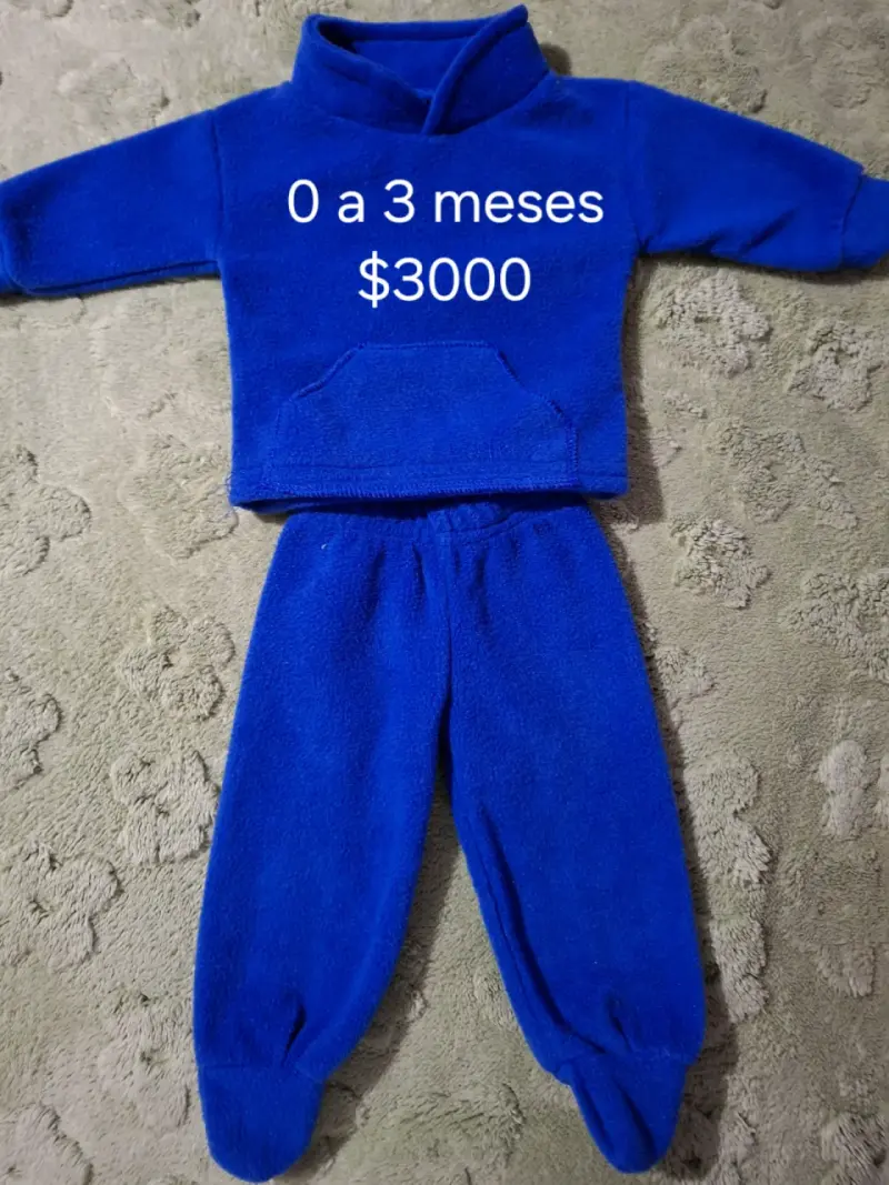 Conjunto polar azul 0-3 meses