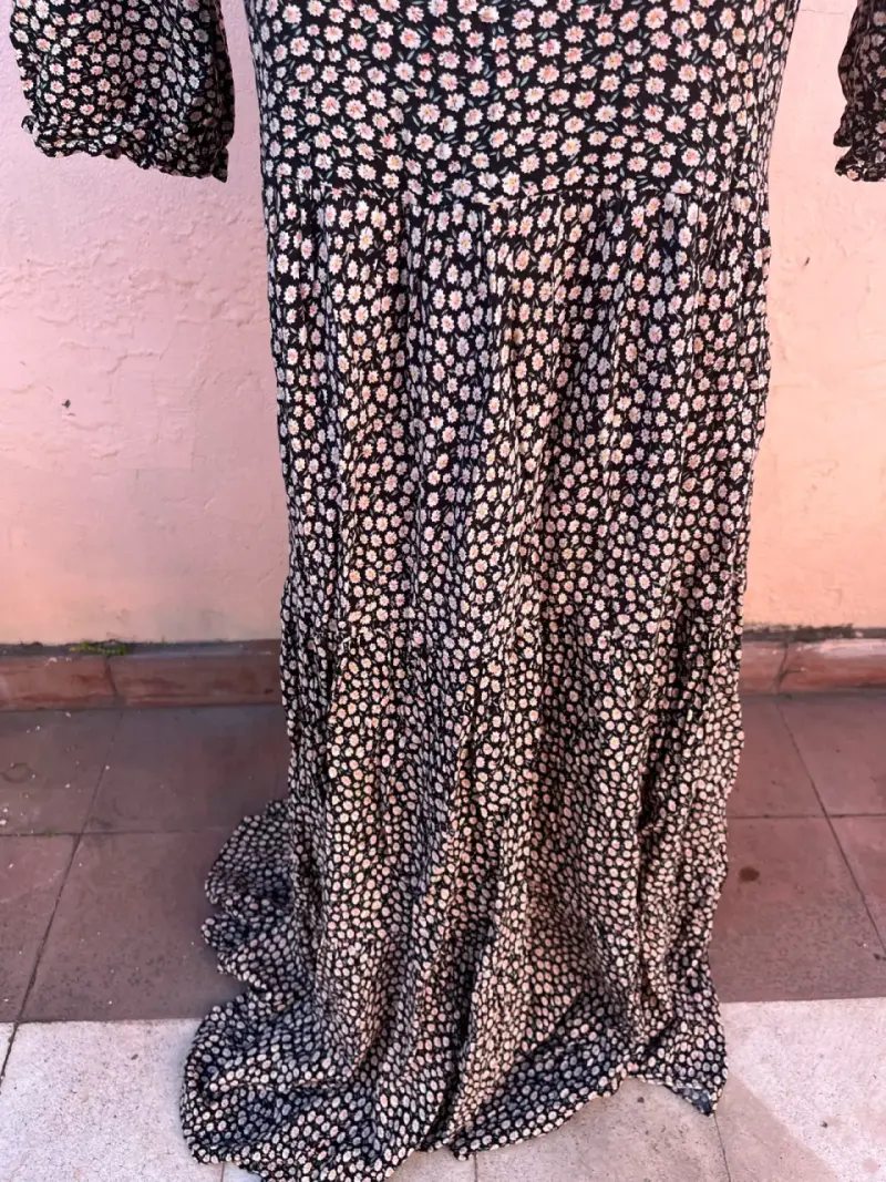 Vestido largo floral - 4