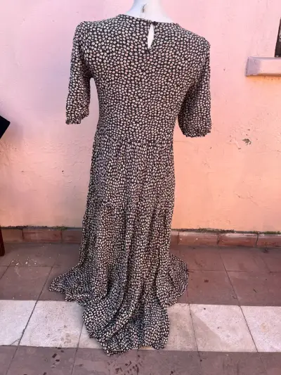 Vestido largo floral - miniatura 5