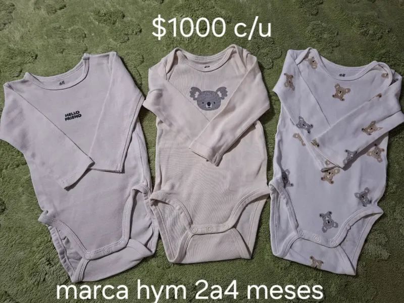 Bodies de bebé marca H&M - 2