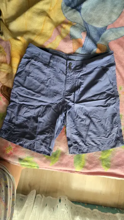 Shorts azules hombre columbia Talla 38 - miniatura 1