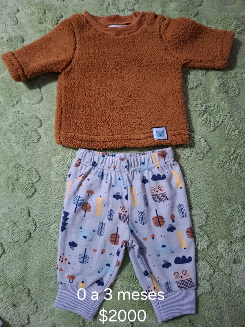 Conjunto bebé 0 a 3 meses