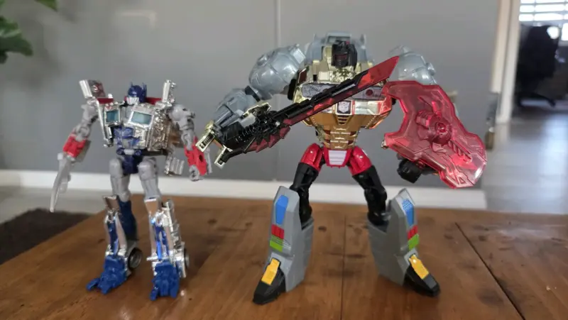 Transformers set Grimlock y Silver Knight Prime - 1