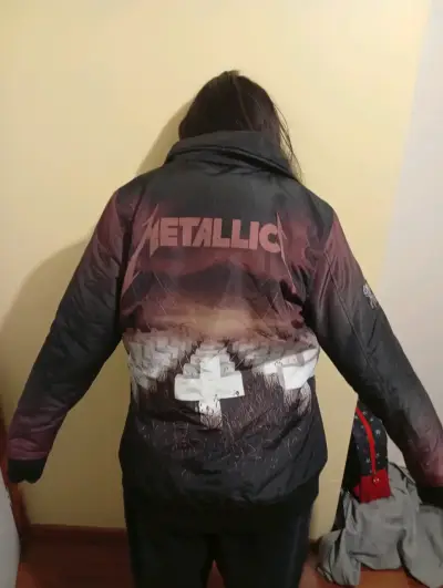 Chaqueta Metallica negra  producto único - miniatura 1