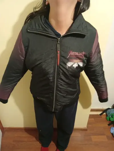 Chaqueta Metallica negra  producto único - miniatura 2