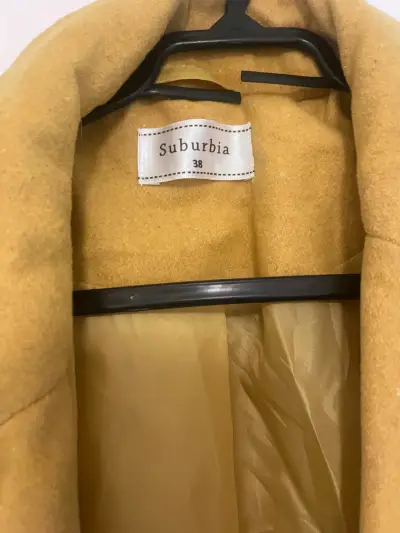 Abrigo amarillo mostaza - miniatura 3
