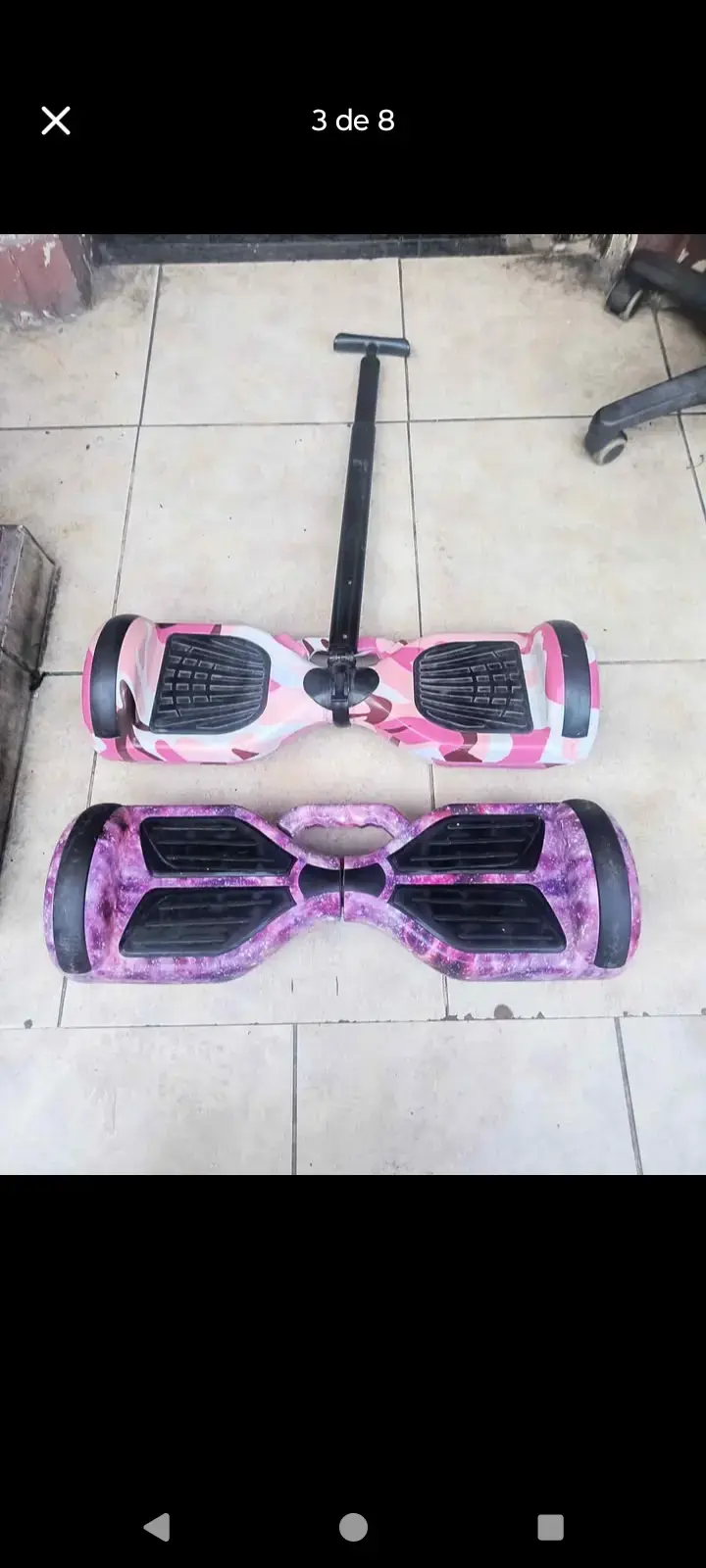 Hoverboard estilo galaxia - 2