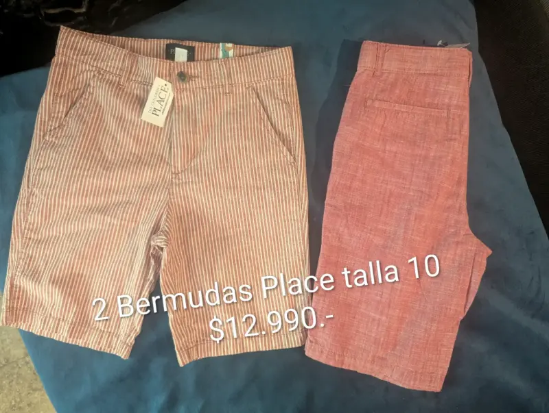 2 bermudas niño Place talla 10 - 2