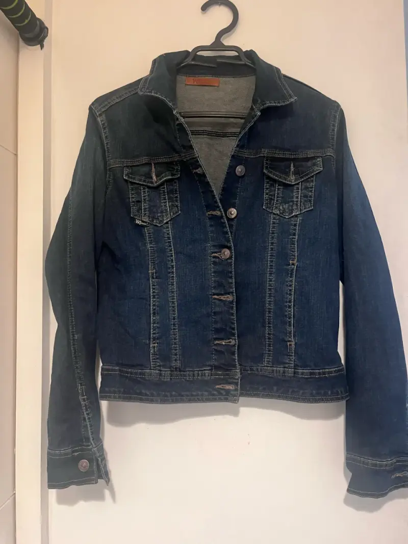 Chaqueta de mezclilla azul - 1
