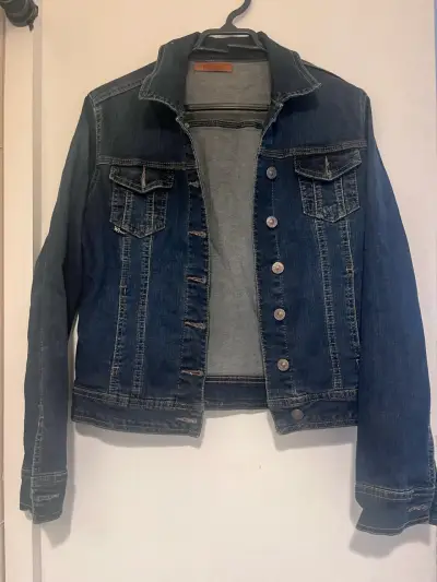 Chaqueta de mezclilla azul - miniatura 2