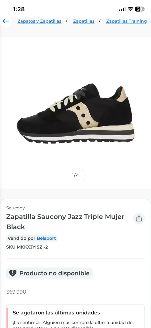 Zapatillas Saucony Classic negras - 6