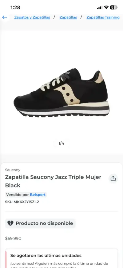 Zapatillas Saucony Classic negras - miniatura 6
