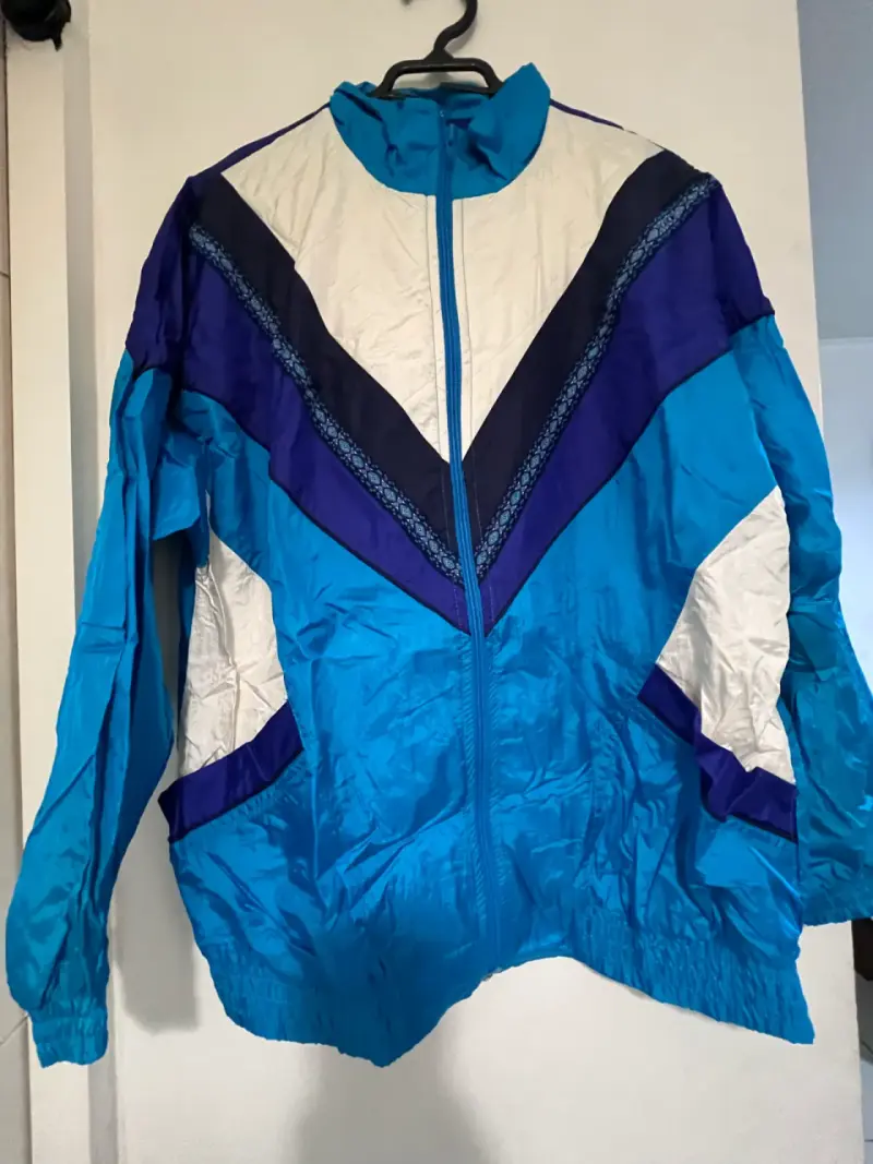 Chaqueta deportiva vintage azul - 1