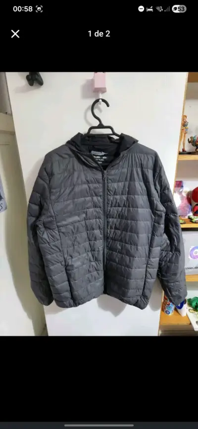 Chaqueta icono Pluma Gris - Talla M - miniatura 1