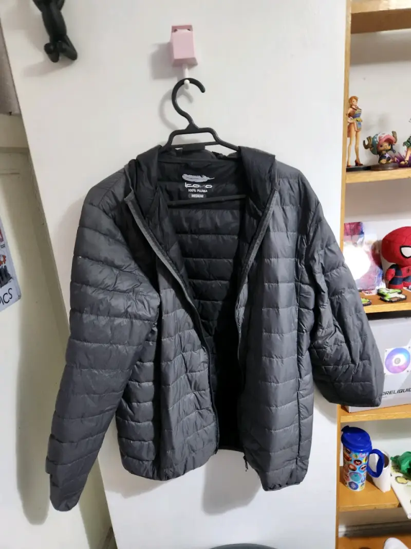 Chaqueta icono Pluma Gris - Talla M - 3