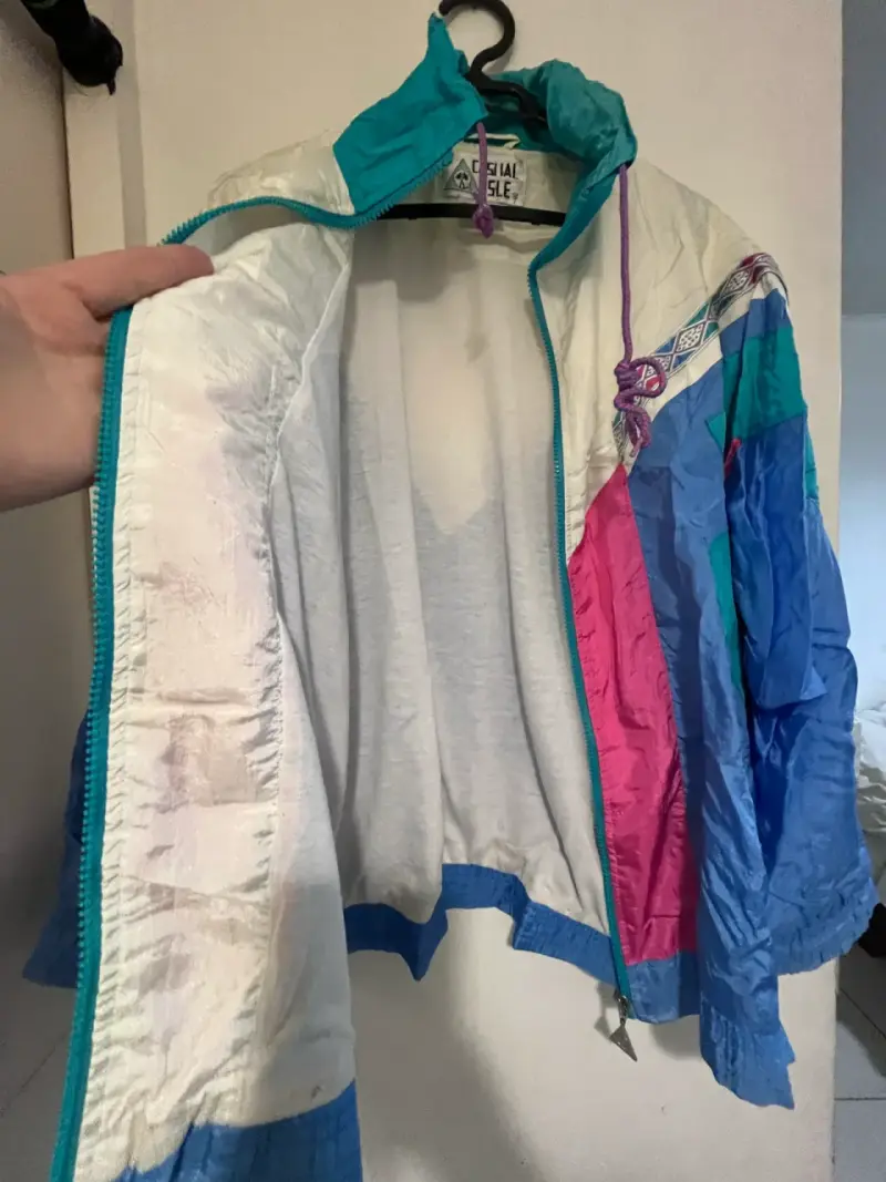 Chaqueta retro colores vivos - 3