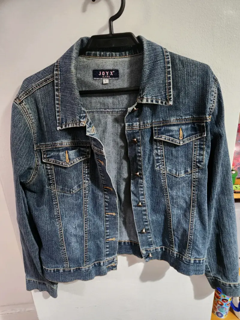 Chaqueta de mezclilla Joyx talla L mujer - 1