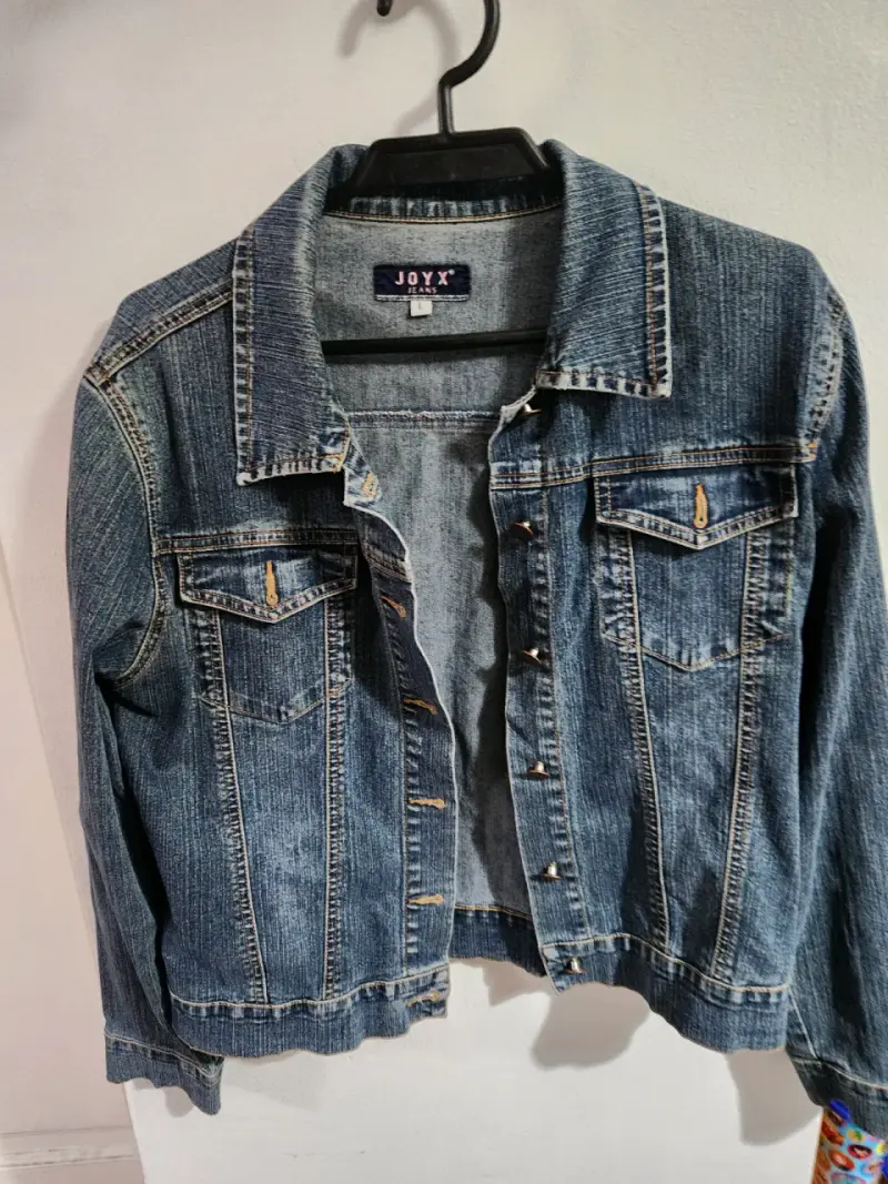Chaqueta de mezclilla Joyx talla L mujer - 2