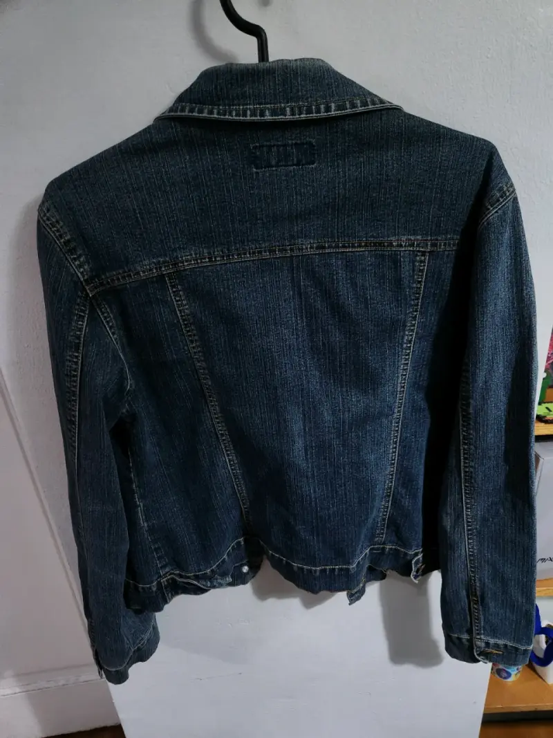 Chaqueta de mezclilla Joyx talla L mujer - 3