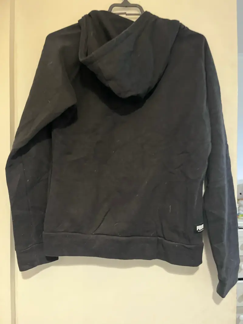 Polerón negro Puma con capucha - 4